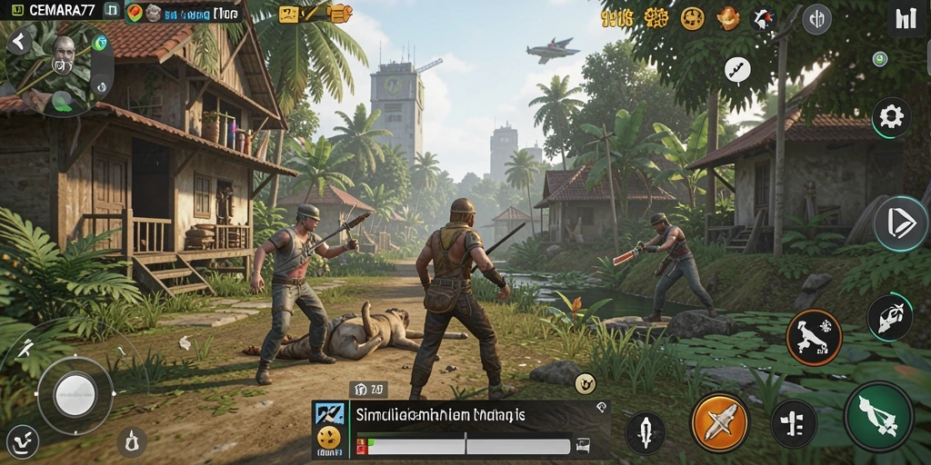 Tampilan gameplay CEMARA77 yang menarik dan interaktif.