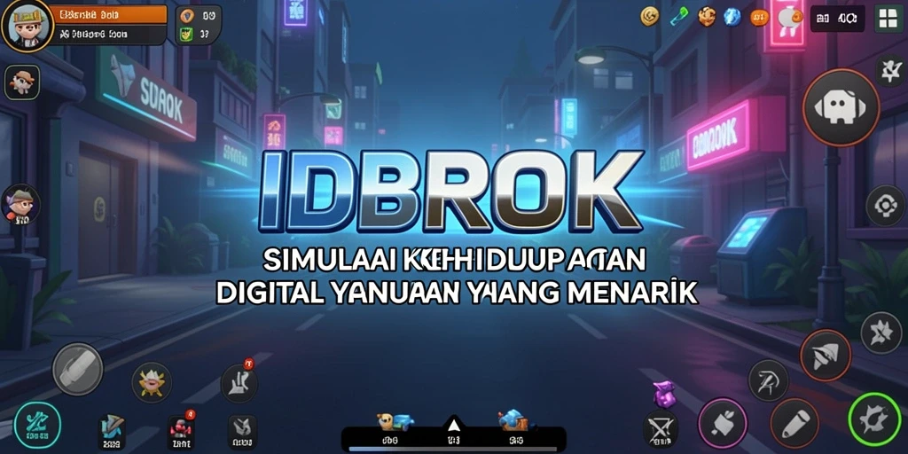 Screenshot gameplay IDROK yang menampilkan interaksi karakter dan lingkungan.