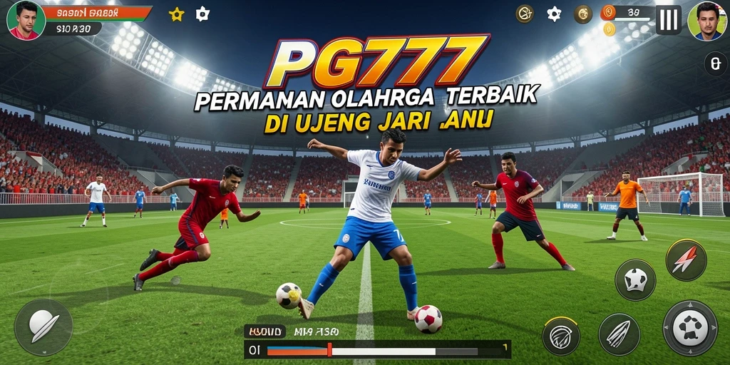 Tampilan gameplay PG777 yang menarik dan penuh aksi olahraga.