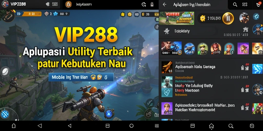 Screenshot utama dari VIP288 menampilkan antarmuka aplikasi Utility yang bersih dan fungsional.